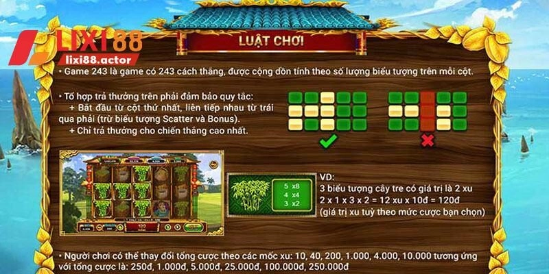 Quy tắc chơi Slot Games Ăn khế trả vàng quen thuộc